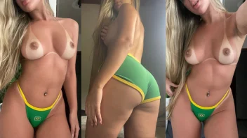Vazado: Amanda Alcunha bronzeada e nua no Xvideos