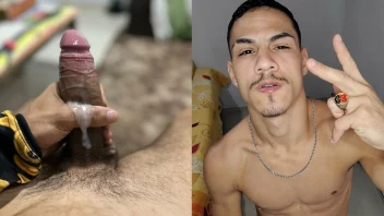 Augusto Phellipe do OnlyFans pelado e gozando litros vaza privacy