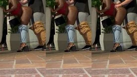 Casada exibe a buceta em público para amante dotado