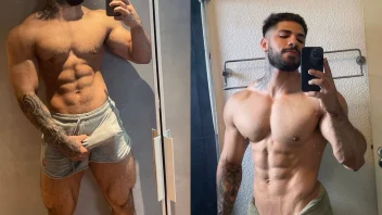 Davi Gonçalves dispara litros de leite em punhetinha intensa