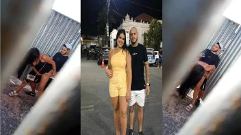 Flagra de piranha transando na festa ao ar livre e traindo namorado