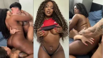 Luana Couto OnlyFans: cena quente a três com amigo roludo