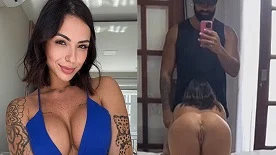 Morena do Privacy abocanhando a rola do maridão sortudo