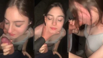 Patricinha flagrada no OnlyFans vazando boquete no Telegram