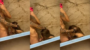 Rafaela Lima nua mamando dotado com gosto em cena vazada