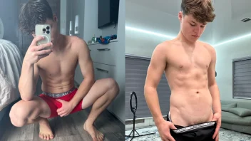 Youtuber Jack Doherty pelado vazado punhetando até gozar no Privacy