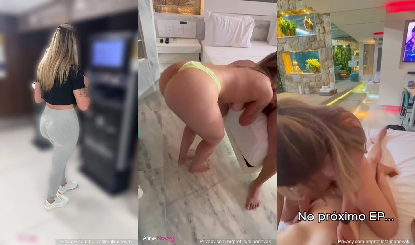 Aline Novak Surpreende Assinante com Mamada no Privacy