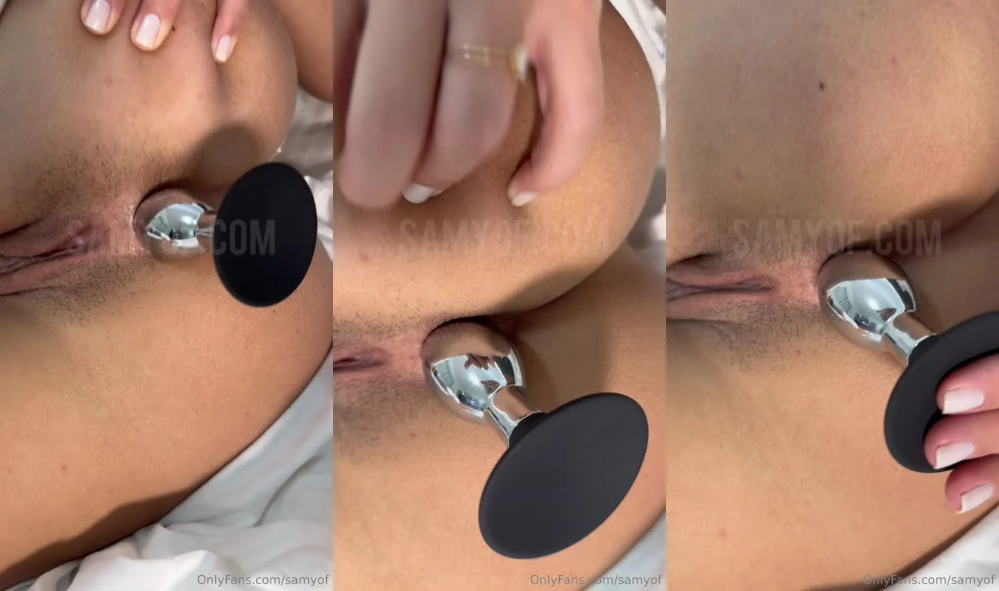 Atriz de OnlyFans se expõe pelada e usa plug em cena privada vazada