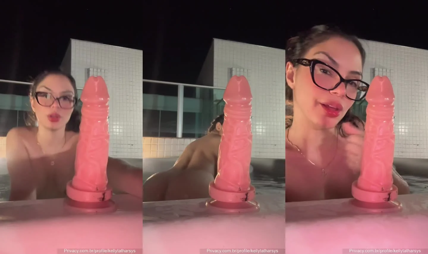 Kellyta Tharsys Lambe: Onlyfans com Consolo Gigante na Piscina!