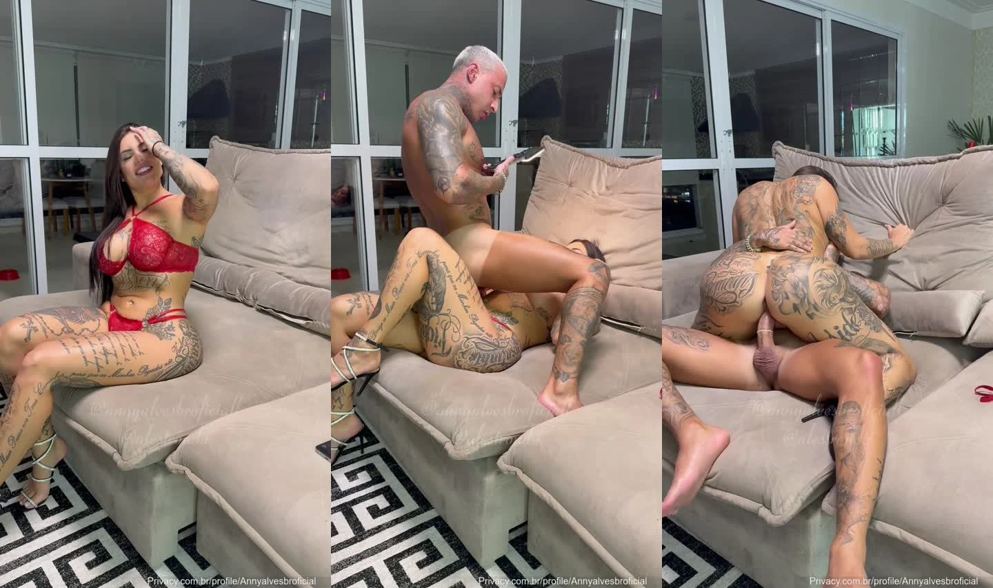 Mama gostoso no sofá: Anny Alves em cena exclusiva do OnlyFans