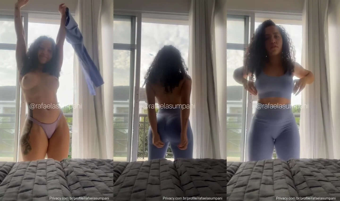 Rafaela Sumpani se troca para a academia – Privacy vazada