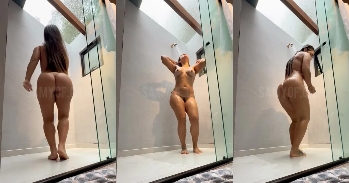 Samyof pelada no banheiro vazada do Privacy