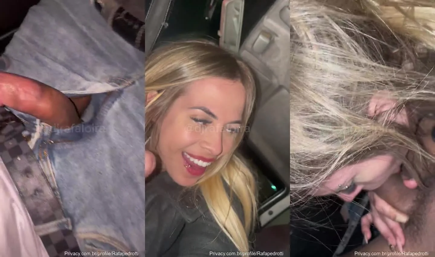 Rafaela Pedrotti: Boquete no Carro com Conteúdo Privacy Vazado