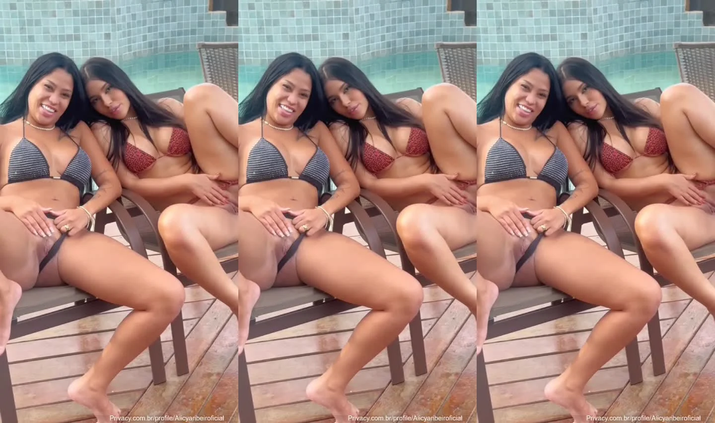 Alycia Ribeiro se Exibe com Amiga em Cenas Íntimas do OnlyFans