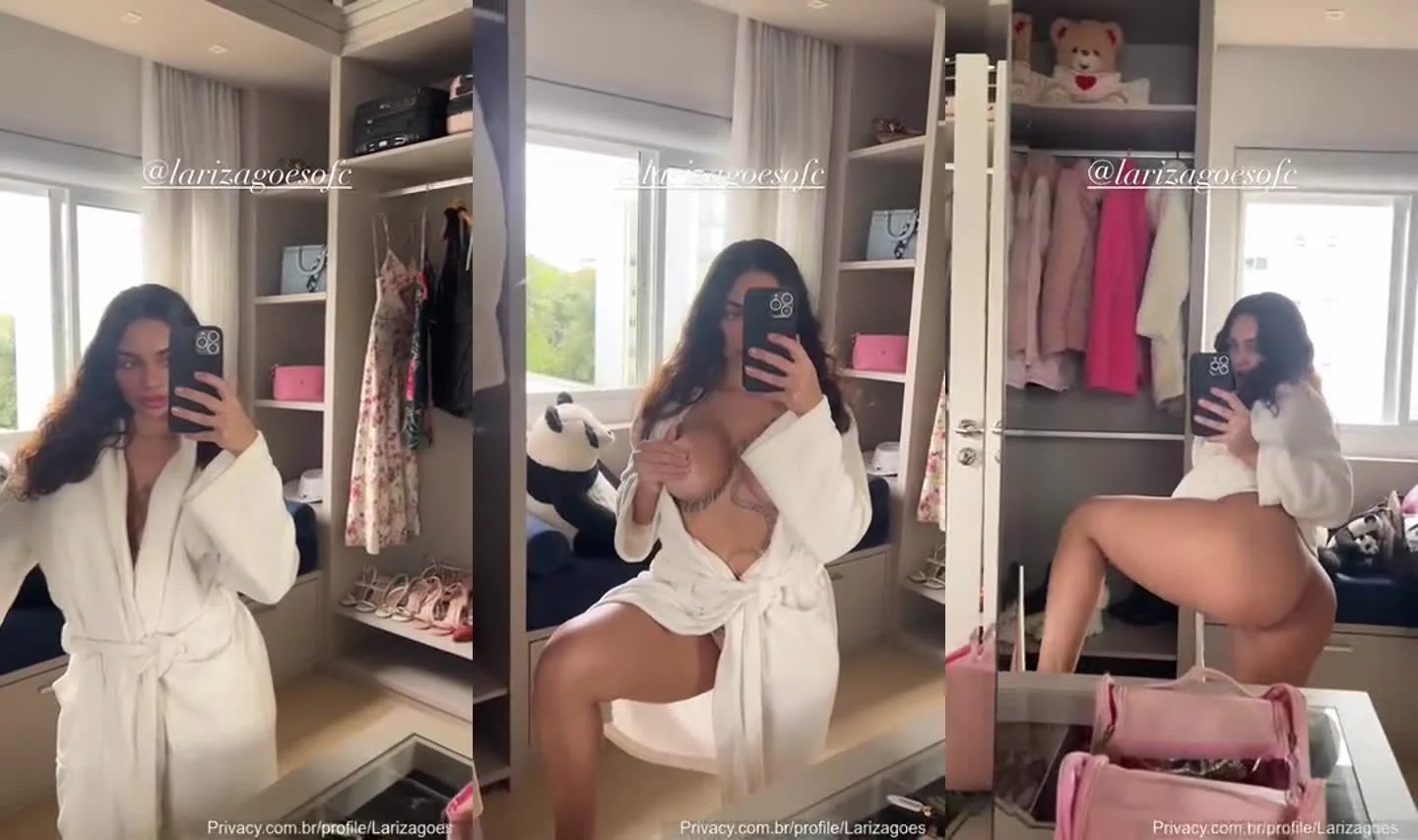 Arrasando em Onlyfans: Lariza Pelada Exclusiva no Espelho