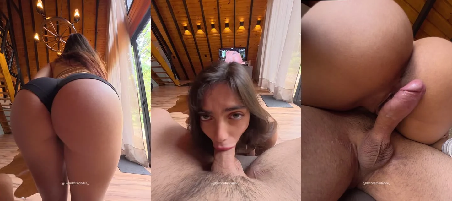 Brenda Trindade flagrada no OnlyFans sem privacidade, pelada com o marido