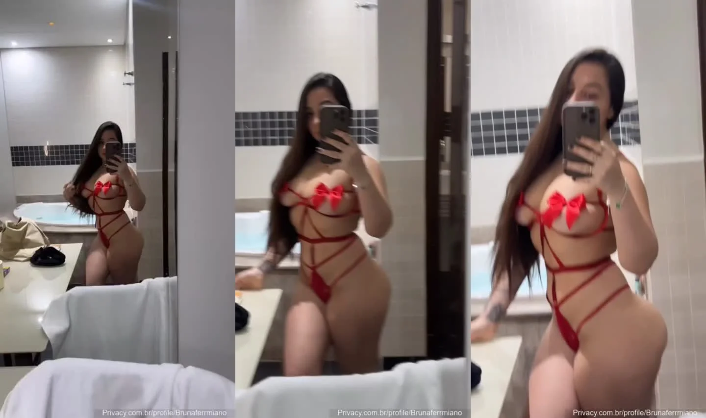 Bruna Fermmiano Exibe Corpo Nu No Espelho – Onlyfans Vazado