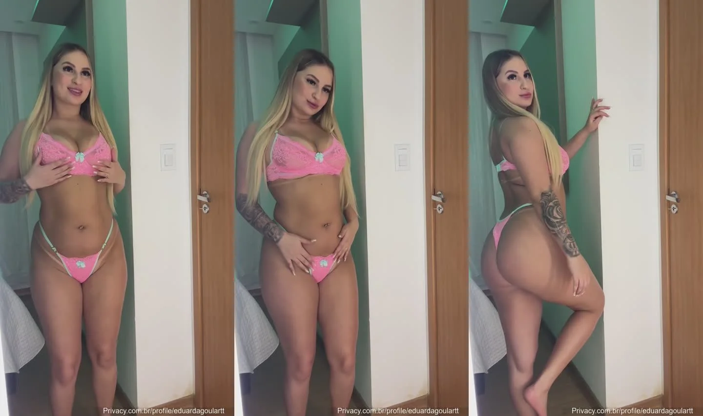 Eduarda Goulartt Onlyfans: A loira exibindo toda sua nudez