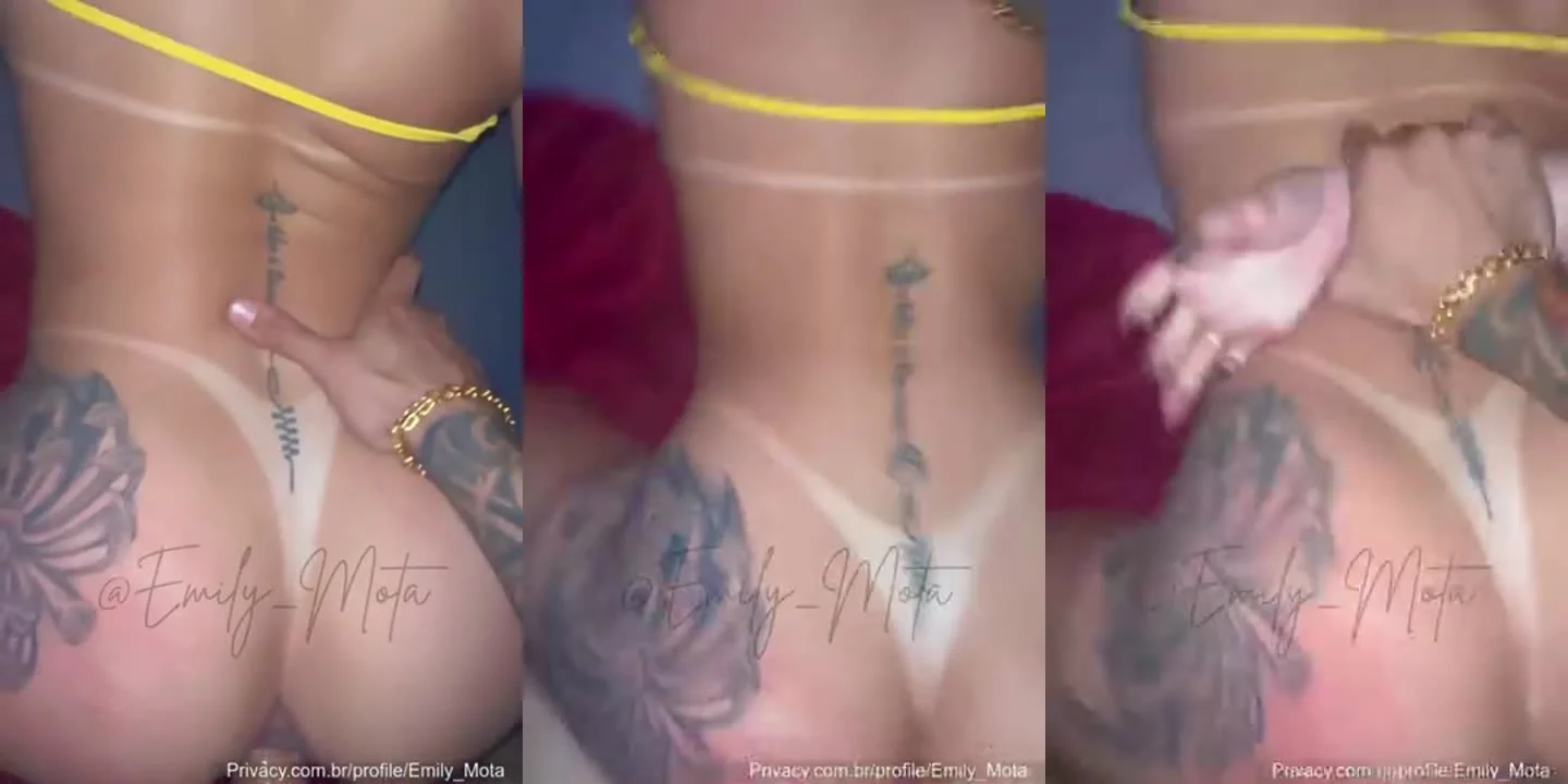Emily Mota leva socada sem camisinha em vídeo vazado no Xvideo