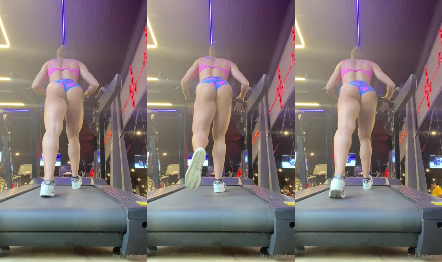 Fernanda Welter exibe o rabão na academia em vídeo vazado