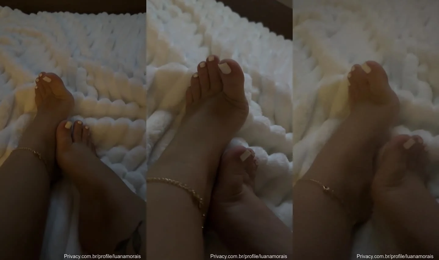 Luana Moraes novinha surpreende mostrando os pés pelada em vazado
