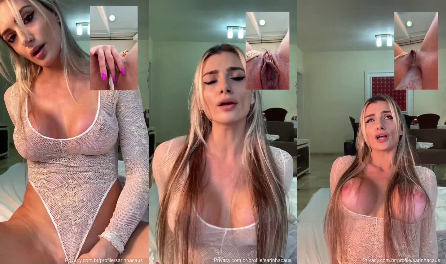 Sarah Caus Exibe Pepeca Intimamente com Brinquedo em Cena Íntima