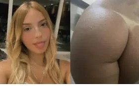 Sarah Estanislau exibe a bunda gostosa na câmera