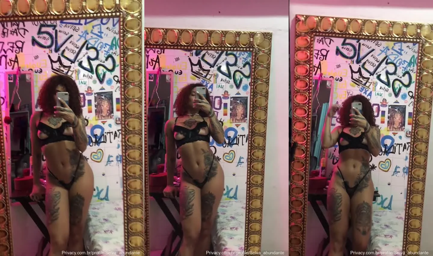 Vazamento do Onlyfans: Pelada Na Selva Mostra Os Seios Com Fio Dental
