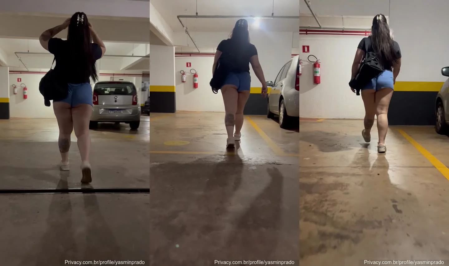 Yasmin Prado exibe onlyfans vazado em público com shortinho curto